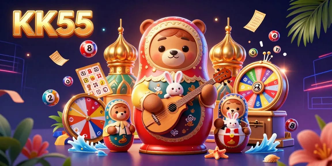 Engage with dynamic casino fun at KK55, featuring colorful games and delightful characters.