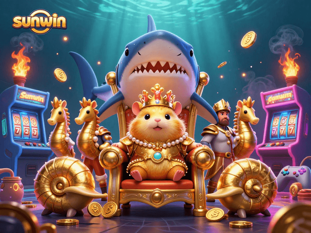 Experience the thrill of sunwin casino gaming with vibrant 3D elements and captivating characters