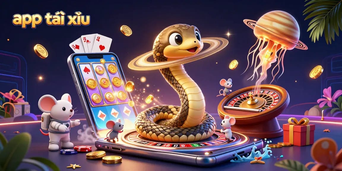 Experience the thrill of betting in the app tài xỉu environment with vibrant game elements and unique character interactions.