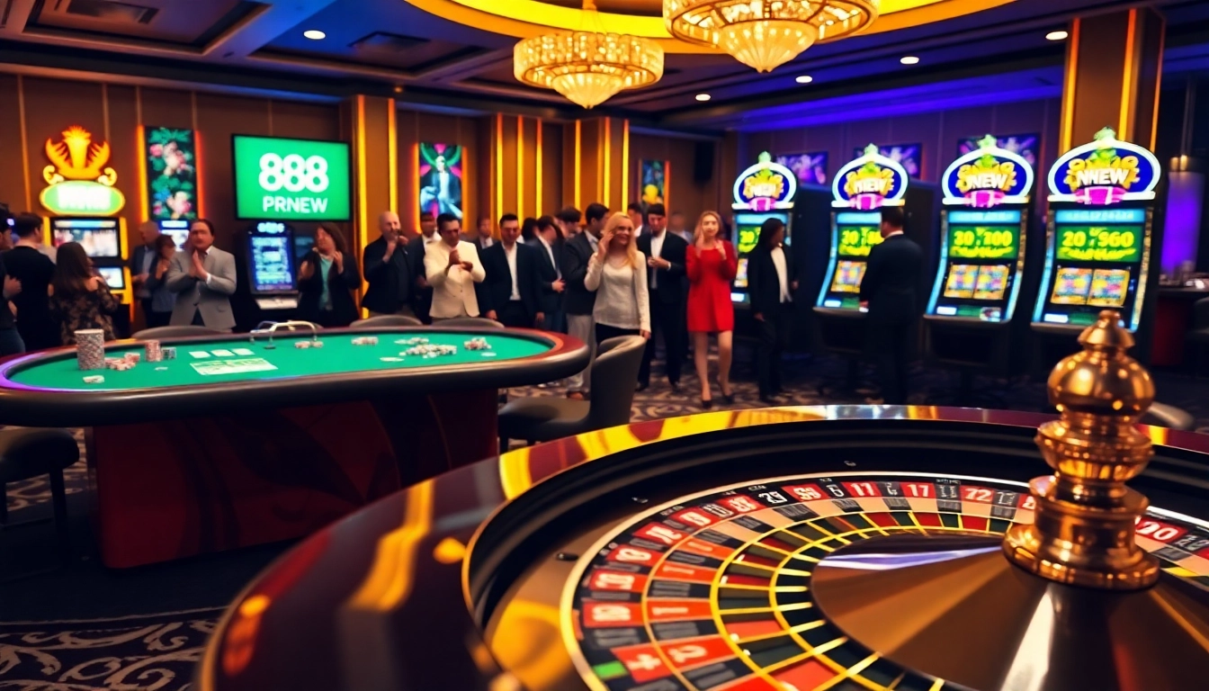 Experience the excitement of 888NEW with vibrant casino action at the gaming table.
