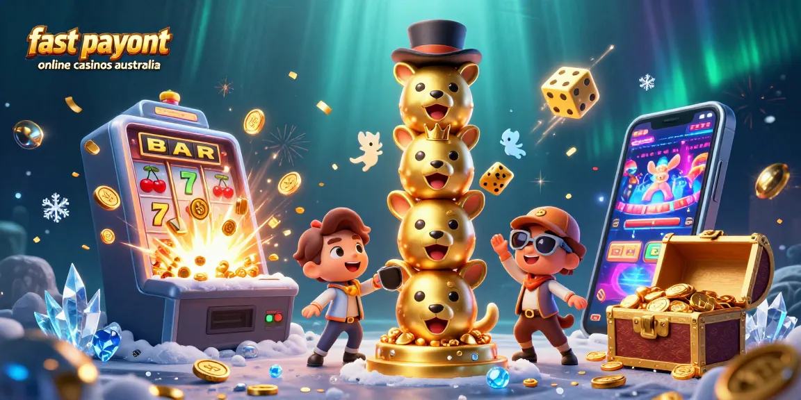 Play fast payout online casinos Australia with engaging slot machines and vibrant game elements.