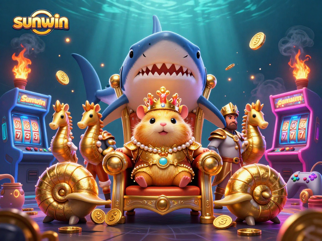 Experience the thrill of sunwin casino gaming with vibrant 3D elements and captivating characters