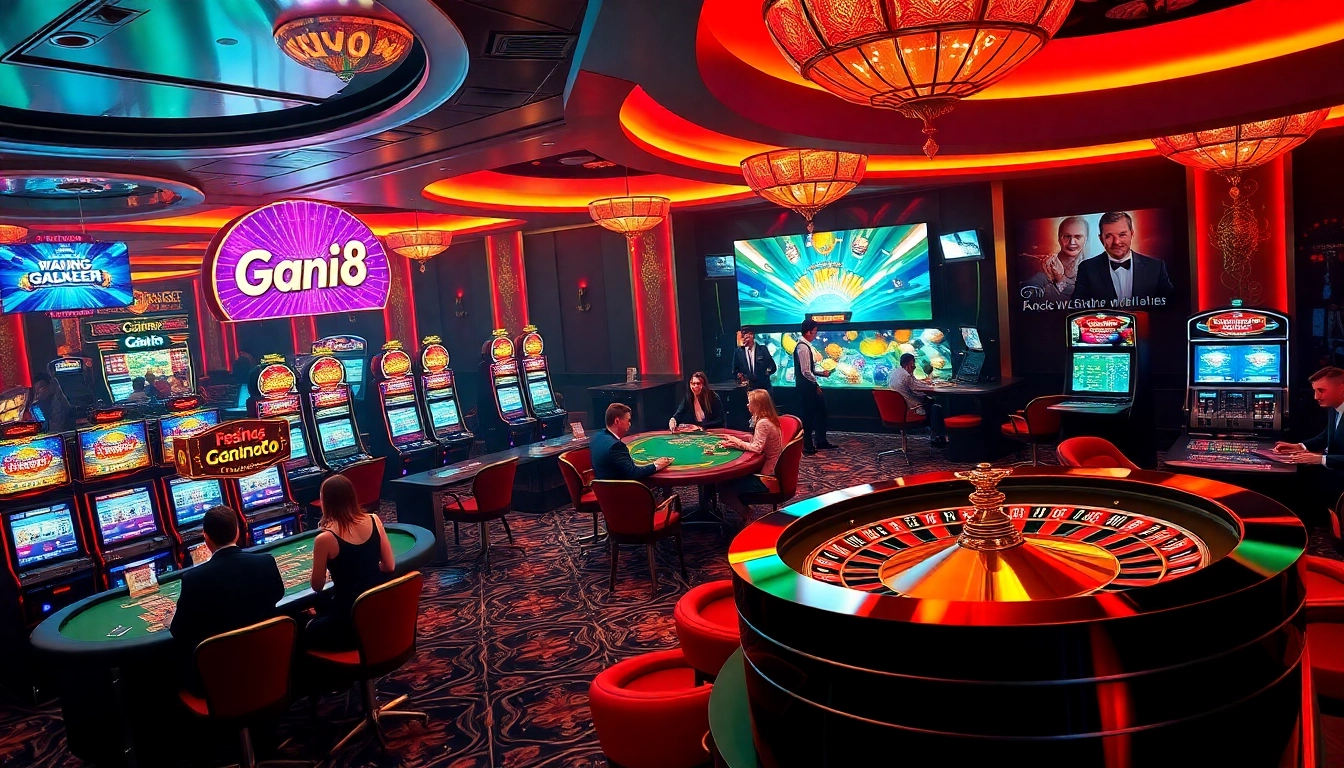 Experience the thrill of new 88 with vibrant casino scenes featuring engaging games and luxurious tables.