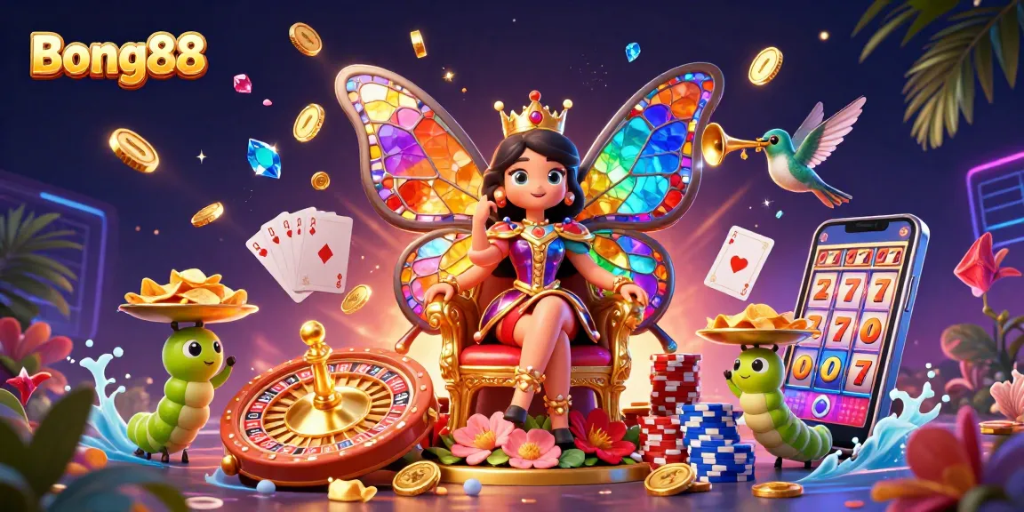 Bong88 offers players an immersive casino experience with vibrant characters, dynamic gaming elements, and engaging graphics.