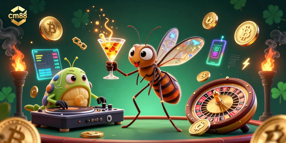 Engage with cm88's vibrant casino action featuring a lively 3D mascot and dynamic gaming elements.