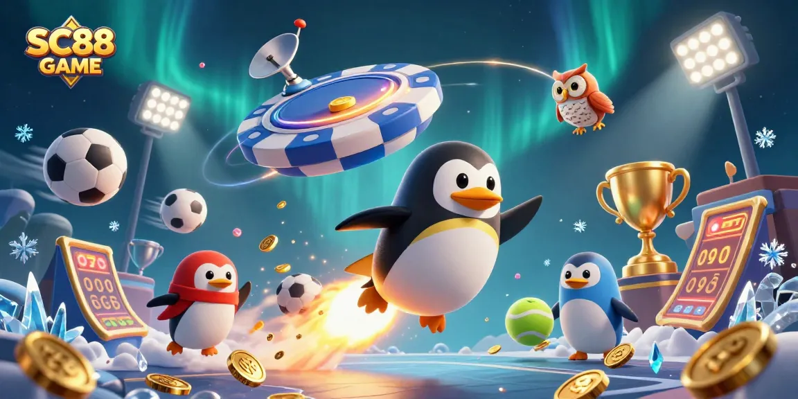 Experience SC88 GAME thrills with vibrant casino spacescape and dynamic gaming elements.