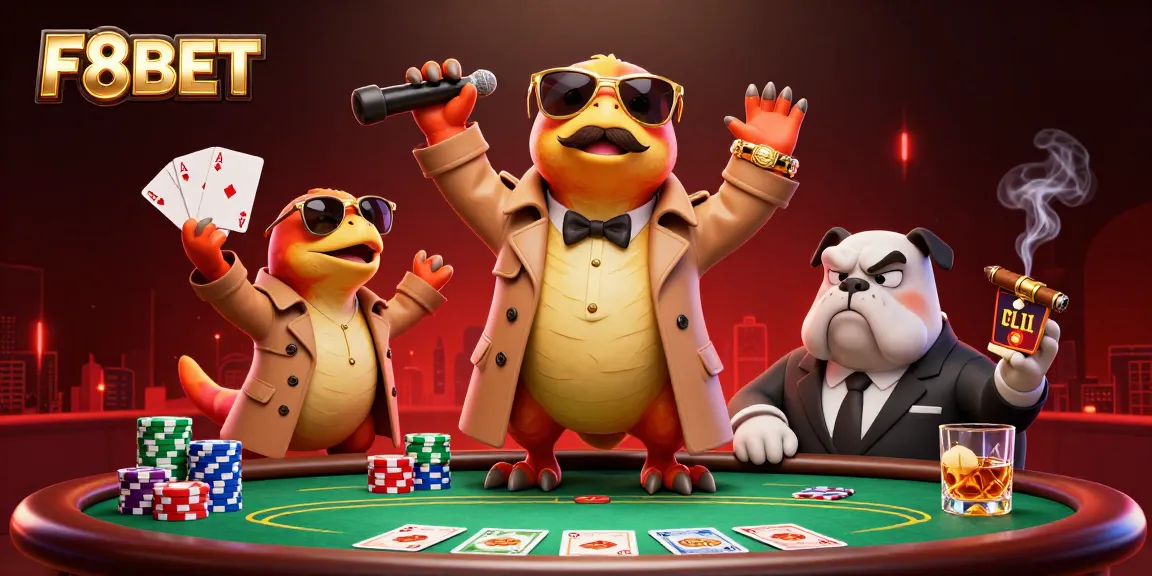 Experience the thrilling VIP atmosphere at F8BET with raptors attempting to enter a casino lounge.
