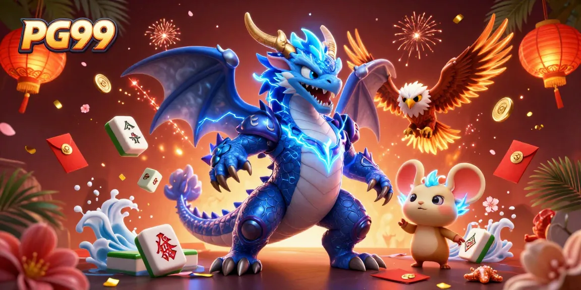 Experience thrilling gameplay with PG99's electrifying 3D casino scene packed with rich visuals.