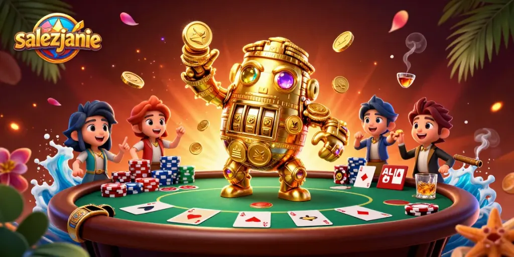 salezjanie to gra karciana z dynamicznymi żetonami pokerowymi i złotymi monetami