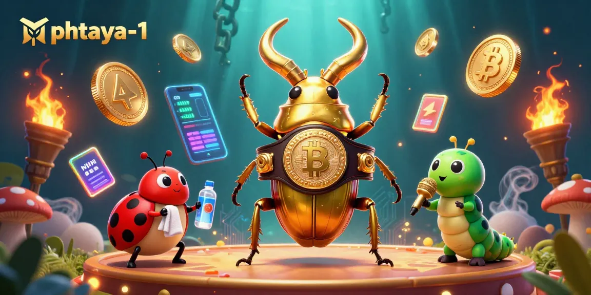 Engage with the exciting world of phtaya-1 through a thrilling casino-themed illustration featuring a golden stag beetle champion.