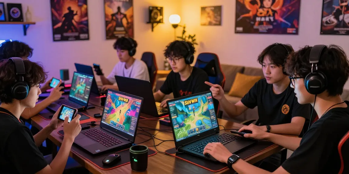 Players enjoying Sun win games together in a cozy gaming environment with immersive visuals.